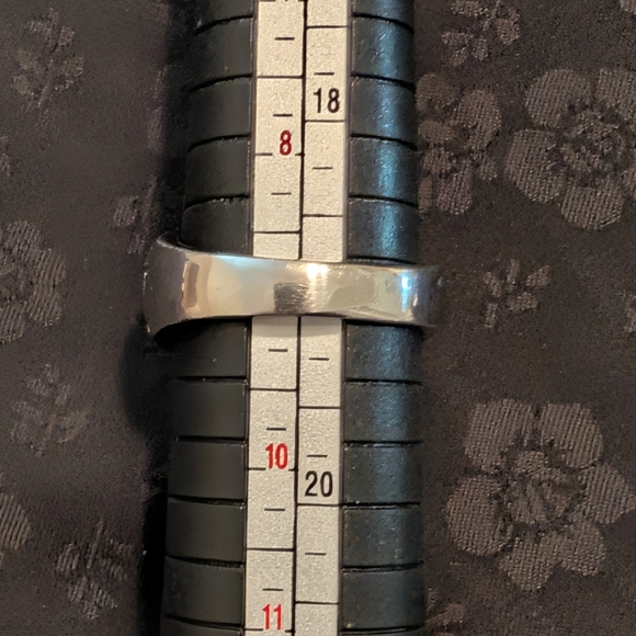 Judith Ripka Ball Bead Solid Sterling Silver Wide Band Dome Ring Size 9 - Picture 13 of 13